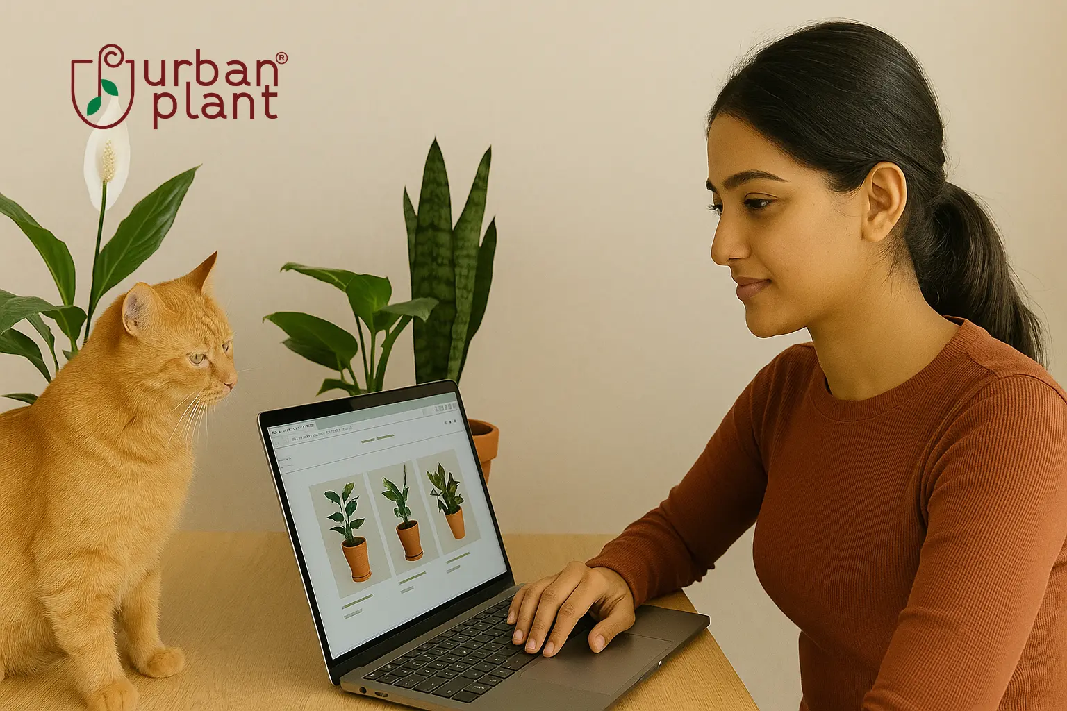 Shopping online for pet-friendly indoor plants by Urban Plant
